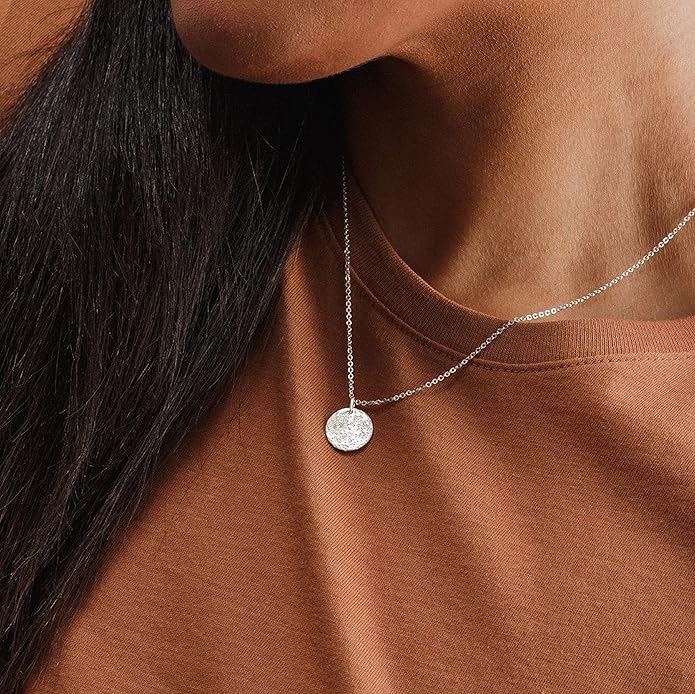 Collner 14K Gold Heart Pendant Necklace for Women Dainty Star Necklace Tiny Evil Eye Choker Necklace Boho Crescent Moon Necklace Minimalist Jewelry