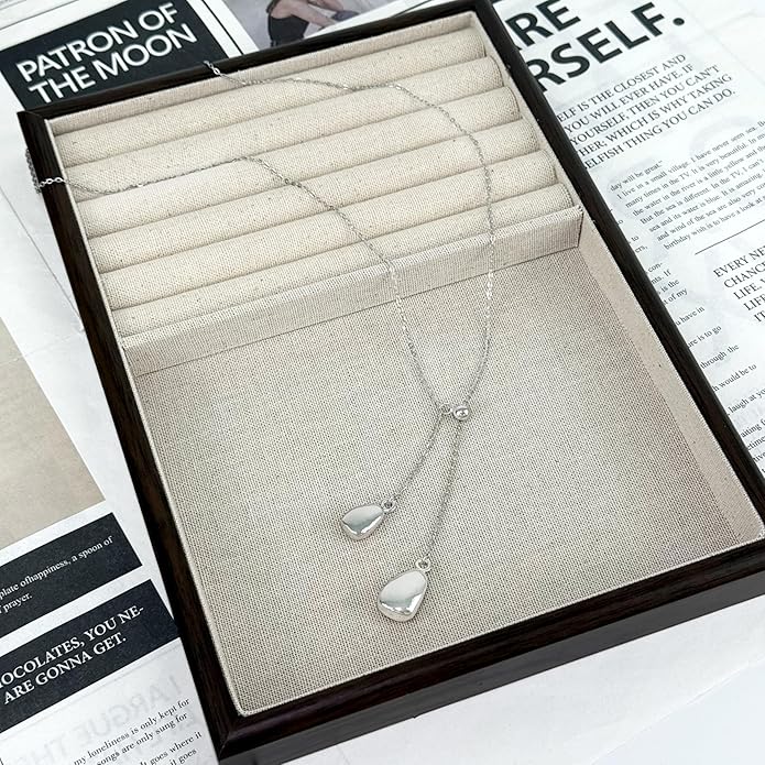 Irregular Y2k Long Y-shaped Necklace with Zircon Inlaid Sparkling Brick Tassel Pendant Double-Layer Chain High-end Fashion Accessory Women's