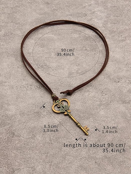Boho Necklaces for Women Chunky Circle Necklace Layered Boho Circle Leather Choker Necklace Long Vintage Necklaces Bohemian Jewlery Gifts