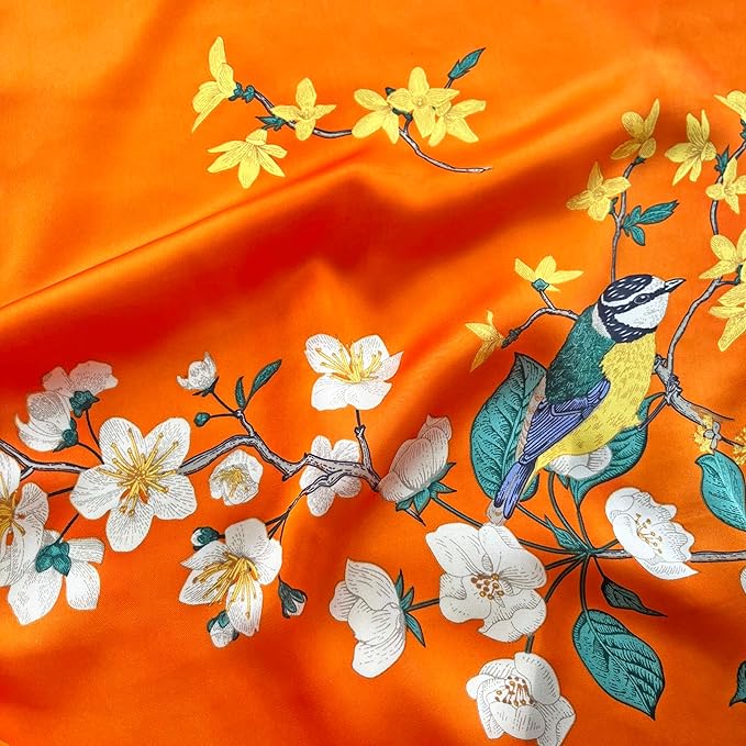 Long Silk Like Scarf Lightweight Satin Scarves Large Sunscreen Shawl Wrap for Women