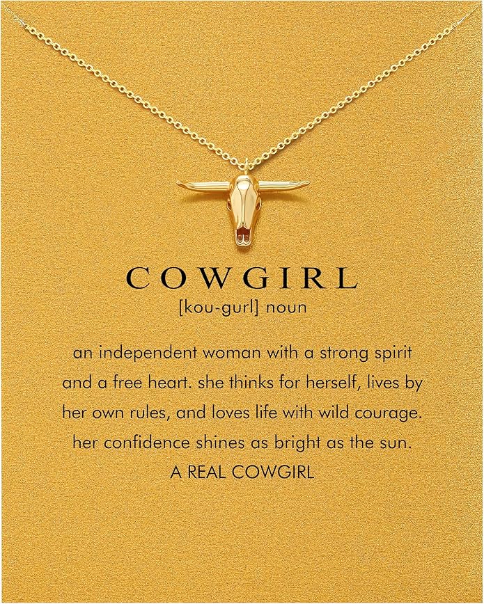 Baydurcan 14K Golden Plated Pendant Necklaces for Women - Cross and Sacred Heart Frog Ghost Cheer Cowgirl Gifts for Friend Sister Daughter Couple, Birthday, Christmas, Graduation Gifts
