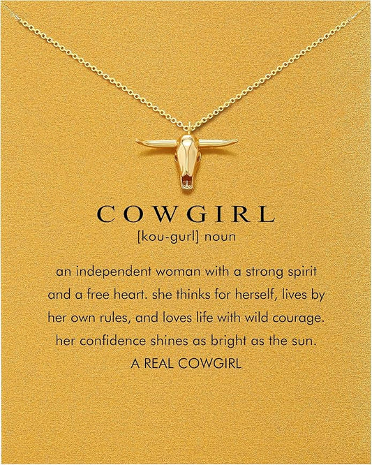 Baydurcan 14K Golden Plated Pendant Necklaces for Women - Cross and Sacred Heart Frog Ghost Cheer Cowgirl Gifts for Friend Sister Daughter Couple, Birthday, Christmas, Graduation Gifts